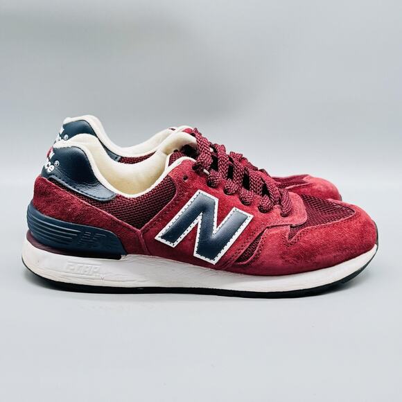 New Balance Shoes Womens 6.5 Burgundy Suede 670 Running Low Top Made UK Sneakers - Picture 1 of 9
